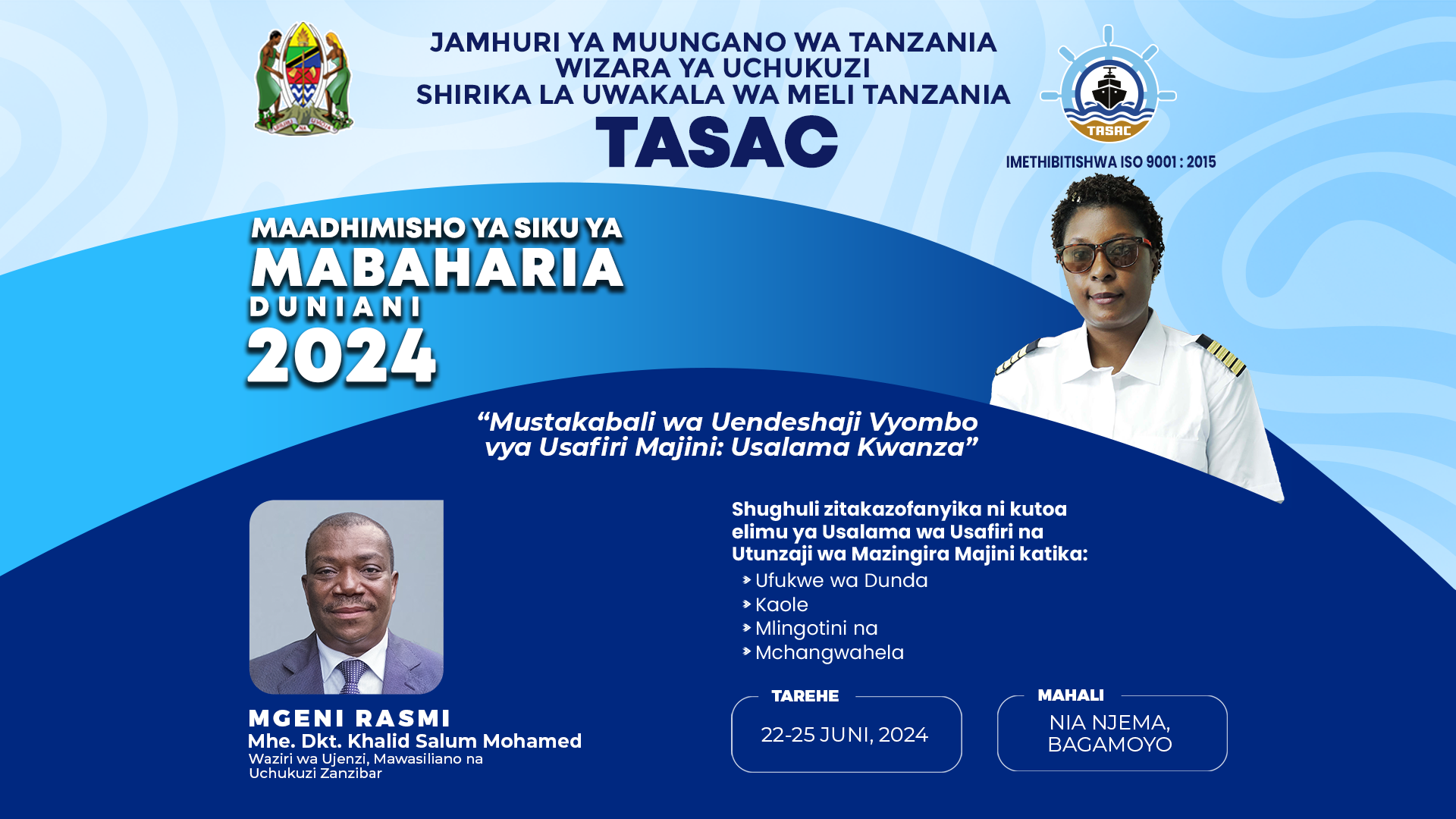 Maadhimisho ya Siku ya Mabaharia Duniani 2024