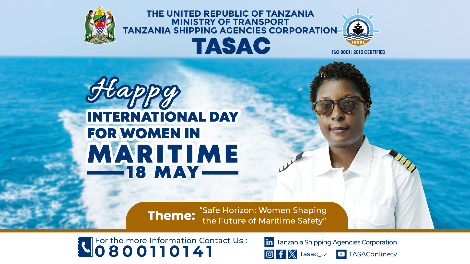 INTERNATIONAL DAY FOR WOMEN IN MARITIME