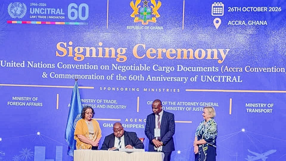 TANZANIA YASAINI MKATABA WA UMOJA WA MATAIFA KUHUSU NYARAKA ZA USAFIRISHAJI WA MIZIGO