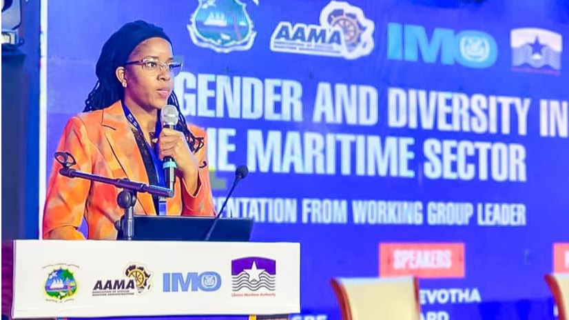 DR. MANDANDA CALLS FOR GENDER EQUALITY IN MARITIME AT AAMA CONFERENCE
