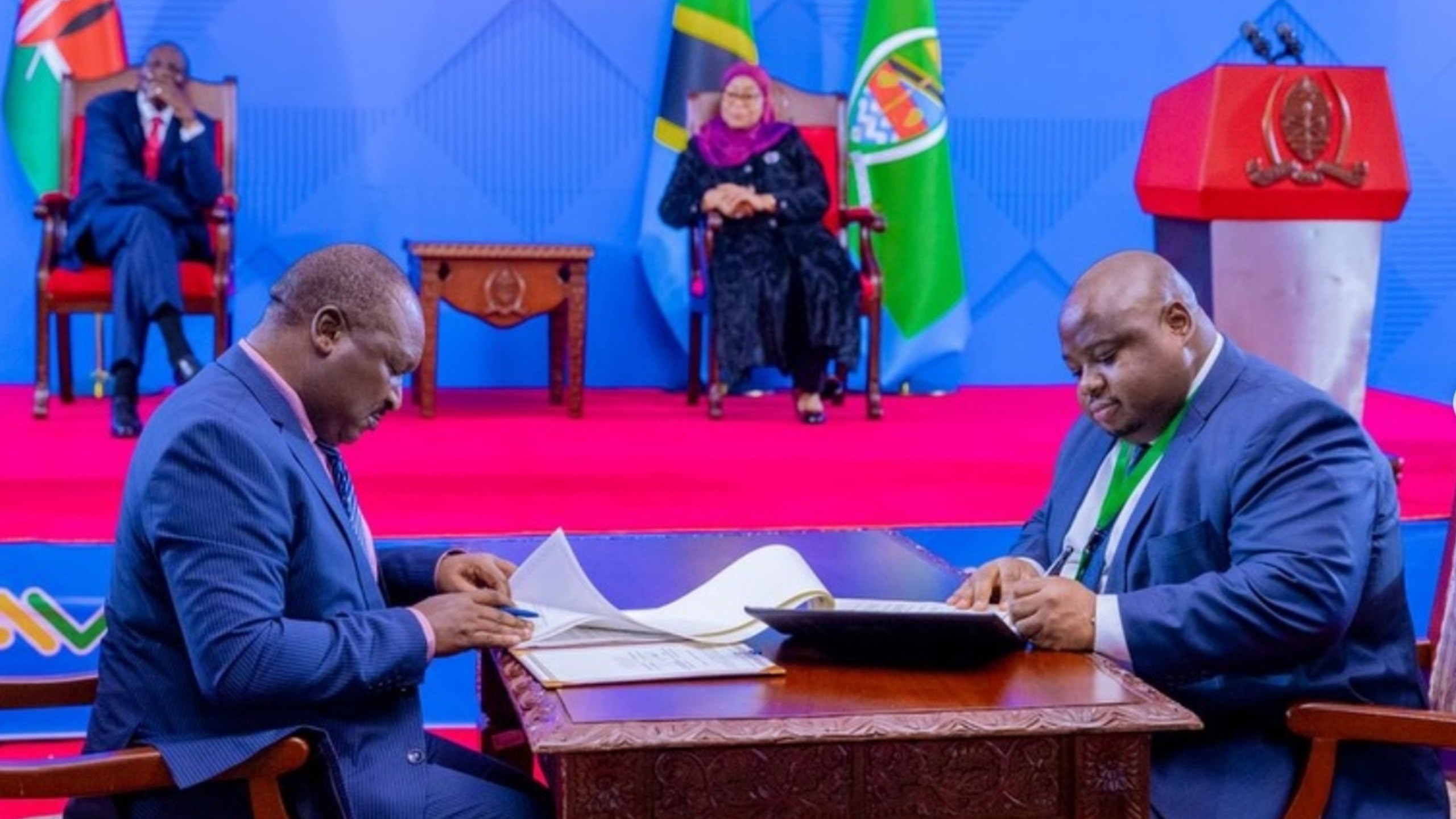 TANZANIA NA KENYA ZASAINI MAKUBALIANO MUHIMU KUIMARISHA SEKTA YA USAFIRI MAJINI